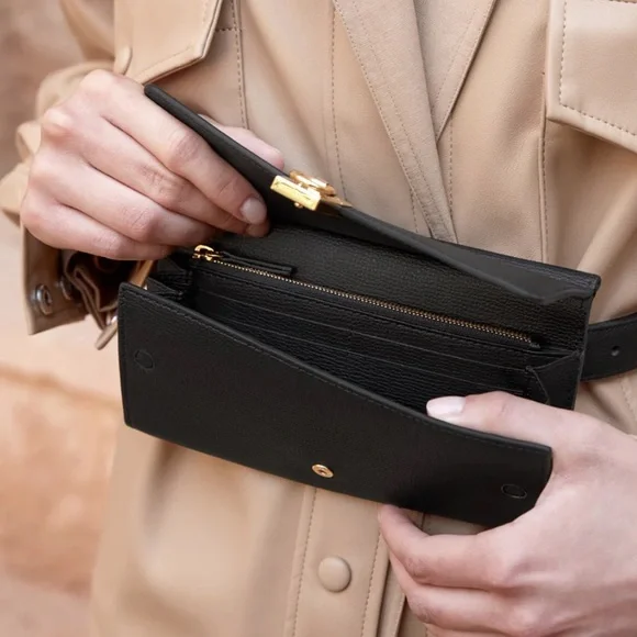 Polene Numéro Sept Belt Bag (Black) - Picture 3 of 13